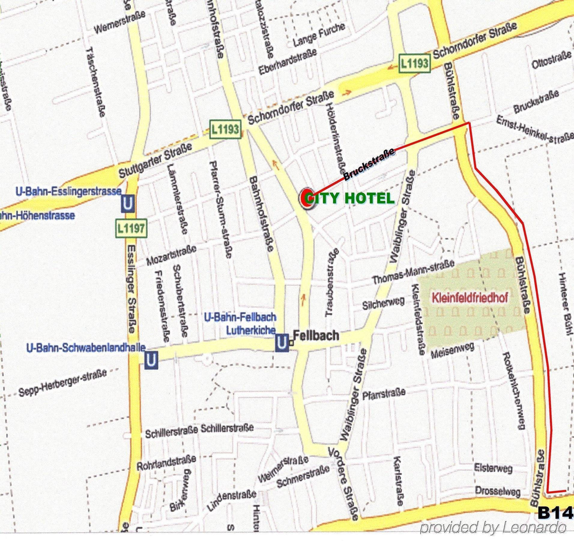 City Hotel Fellbach 24H Check-In Zewnętrze zdjęcie
